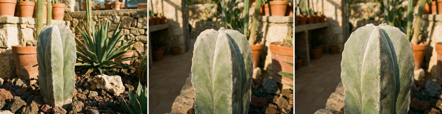 Astrophytum myriostigma cactus évêque silhouette colonnaire au mouchetage dense