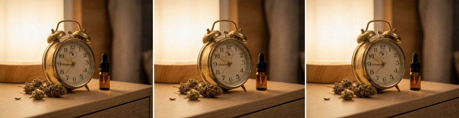 CBD et timing avant le coucher : délai d'action selon les études cliniques
