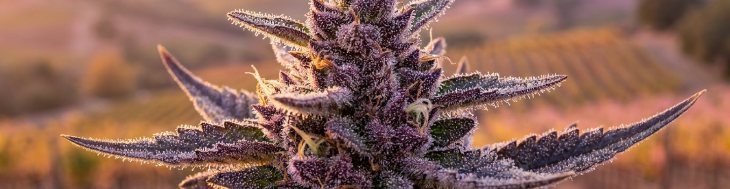 Granddaddy Purple généalogie californienne Purple Urkle x Big Bud cultivar violet