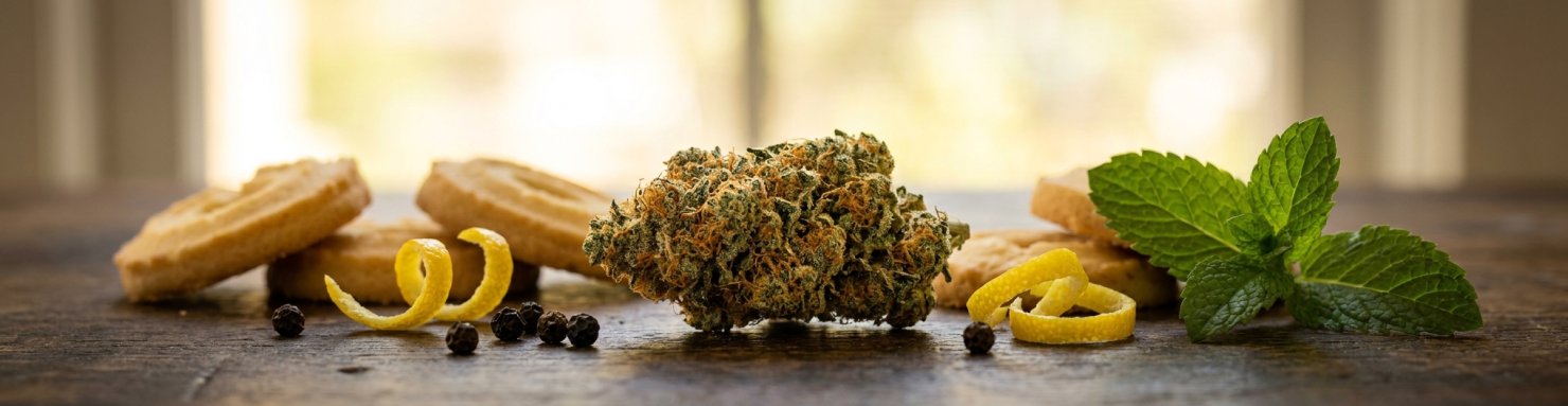 Girl Scout Cookies profil aromatique cookies menthe caryophyllène limonène terpènes signature