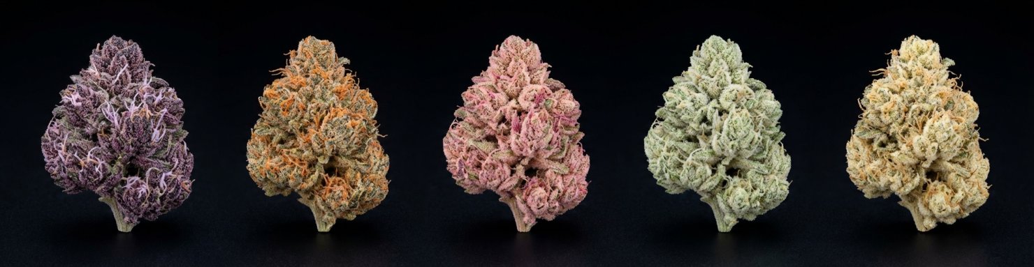 Famille Gelato phénotypes cultivars cousins Bacio Lemon Cherry variétés Cali